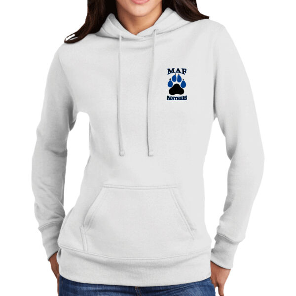 LADIES CORE FLEECE PULLOVER HOODED SWEATSHIRT LPC78H Thumbnail