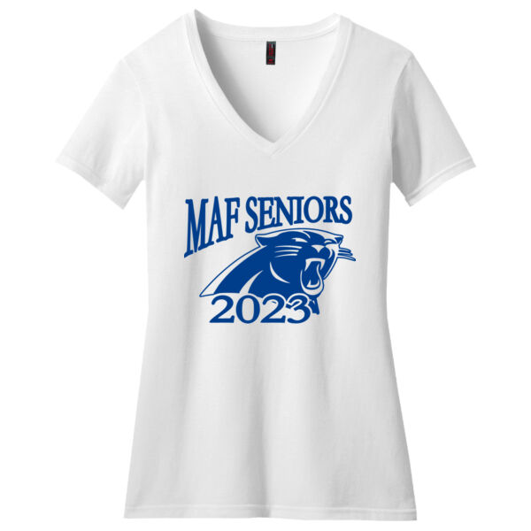 WOMEN'S PERFECT BLEND ® V NECK TEE DM1190L Thumbnail