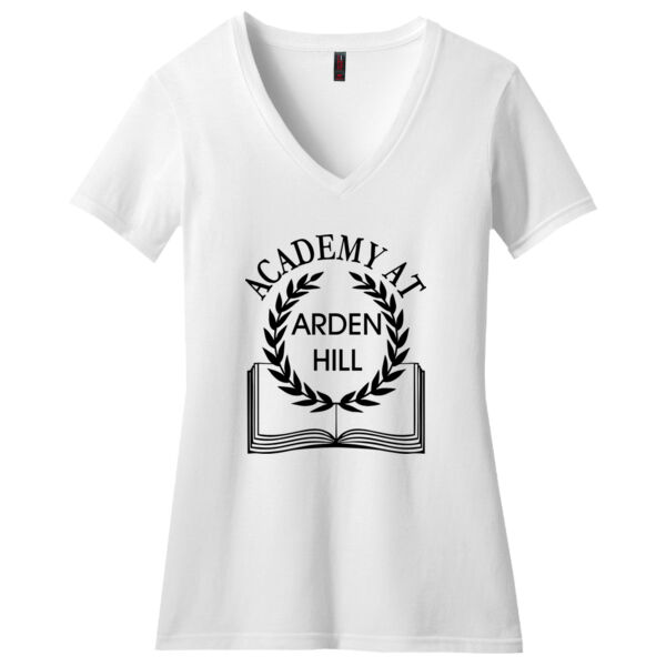 WOMEN'S PERFECT BLEND ® V NECK TEE DM1190L Thumbnail