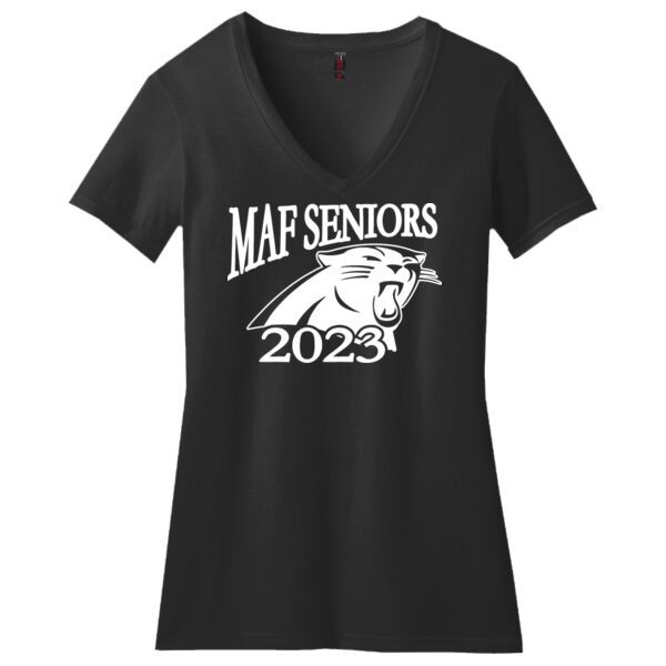 WOMEN'S PERFECT BLEND ® V NECK TEE DM1190L Thumbnail